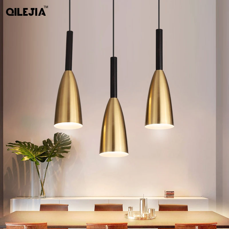 

Nordic Luxury Gold Modern LED Pendant Lights For Dining Room Parlor Indoor Lighting Fixture New Design Decoration Hanging Lamps