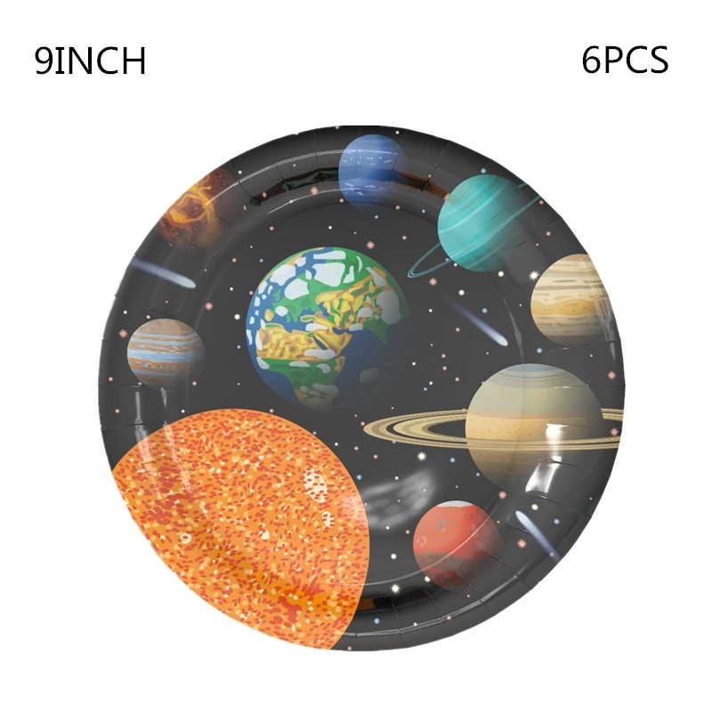 Украшения для дня рождения детская внешняя Космическая вечеринка поставки