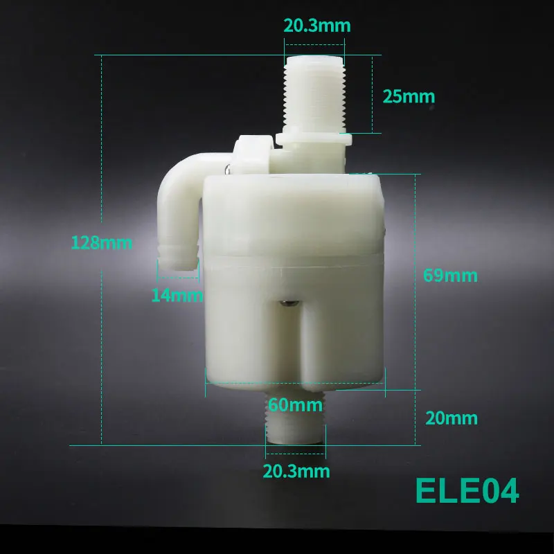 

ELECALL Automatic Water Level Control Valve Tower Tank Floating Ball Valve 1/2" ELE01