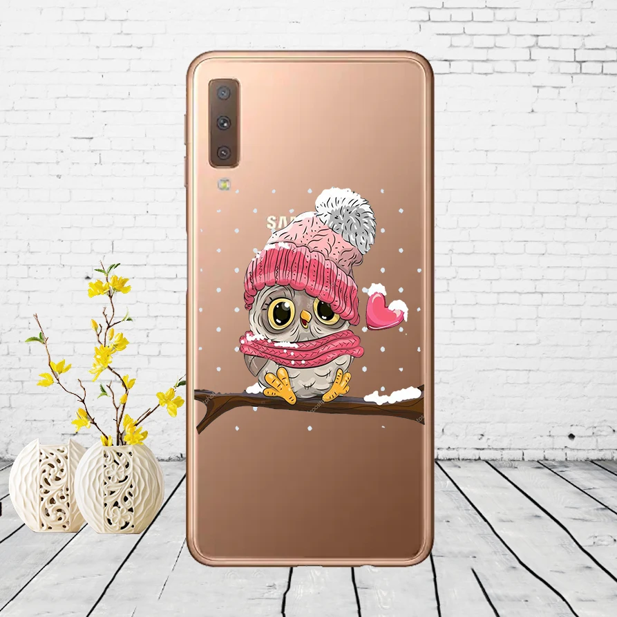 Чехол для samsung Galaxy A7 силиконовый чехол для телефона с принтом чехол-накладка на заднюю крышку для samsung A7 A750 A750F 6,0 дюймов - Цвет: K24
