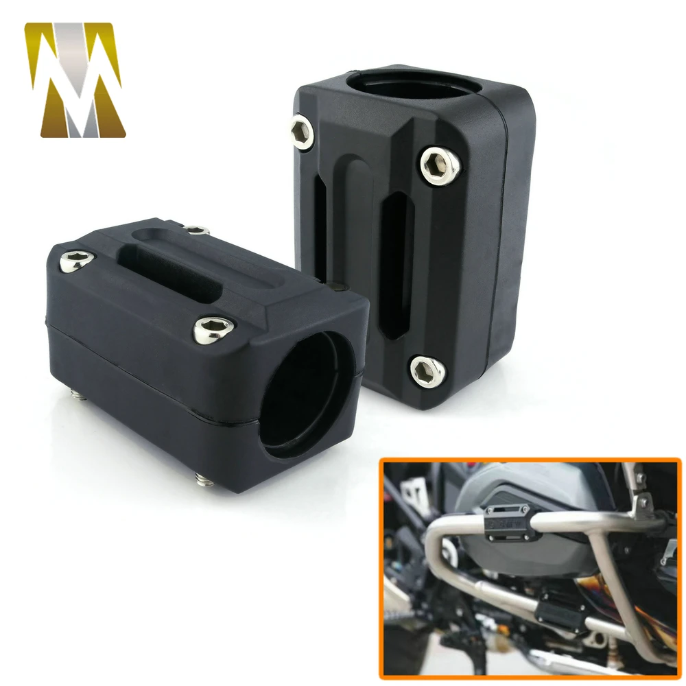 

Plastic 22mm 25mm 28mm Engine Guard Protection For BMW Scooter F700GS F800GS R1200GS Bumper Decorative Cover For Honda CRF1000L