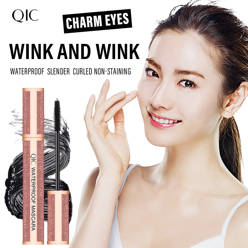 4D Тушь для ресниц макияжа удлинение черная густая Удлиняющая водостойкая