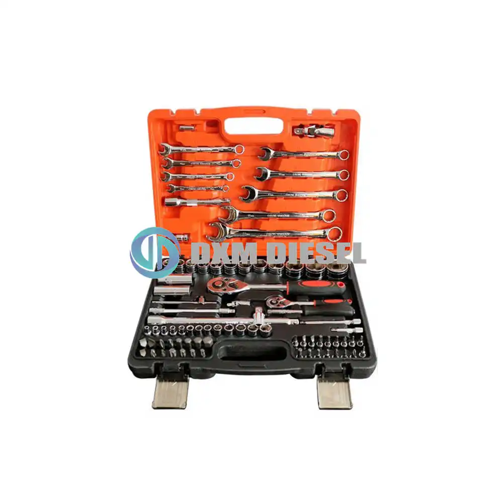 

82PCS Kit Car Repair Sockets Set Hand Tool s Combination Socket Wrench with Plastic Toolbox