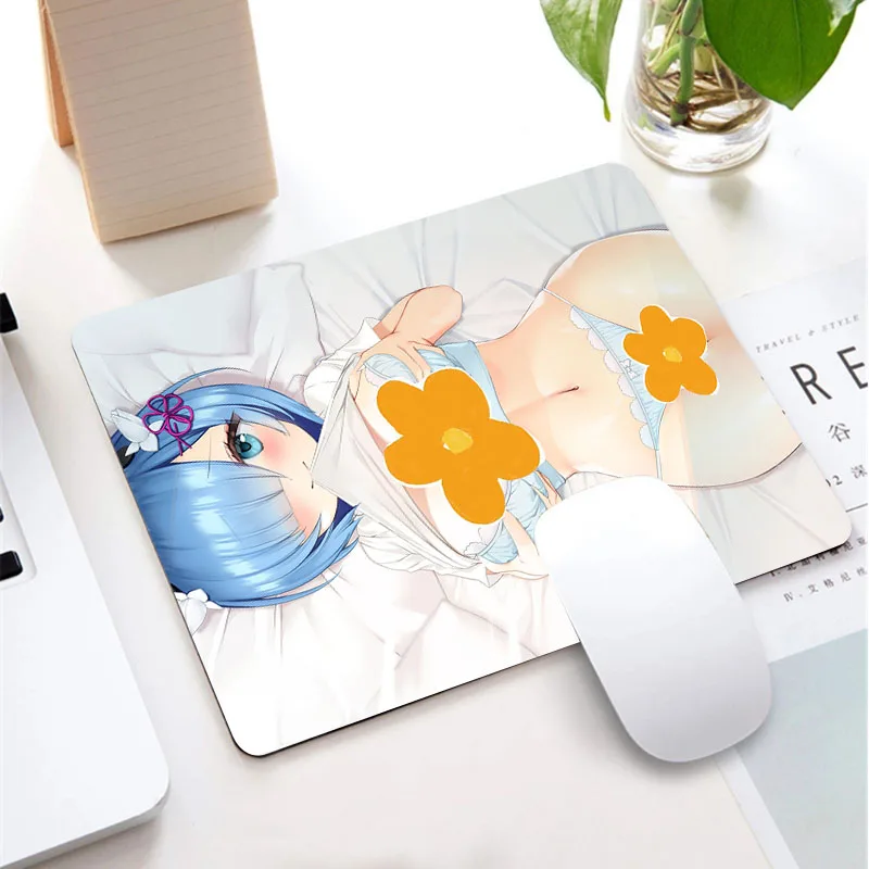 

Anime Sexy Cute Girl Mousepad Gaming Cute Pink Girly Mouse Pad Gamer Mat Computer Desk Pad Mouse Keyboard Play 220X180MM Mats