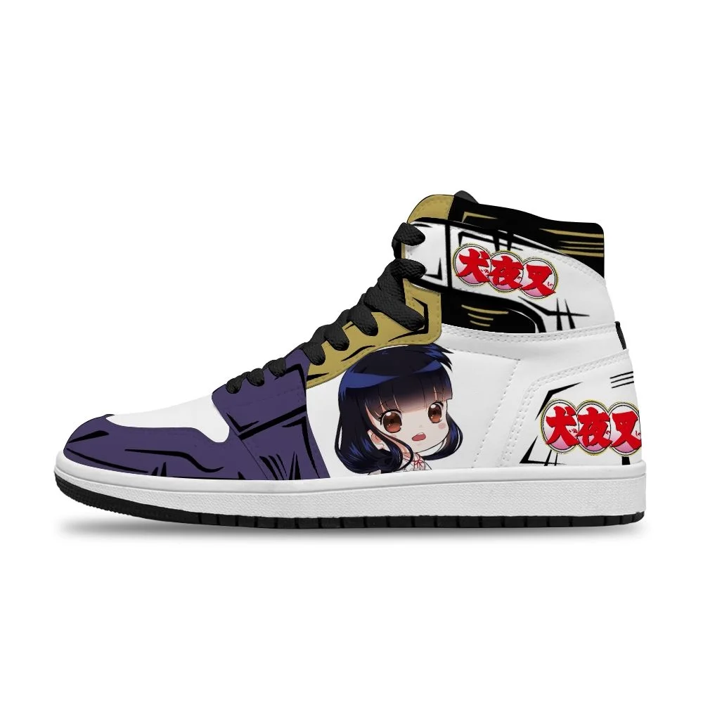 

Hot Japanese Anime Cartoon Inuyasha Diy Breathable Running Non-Slip Casual Shoes For man Unisex Fashion Shoe