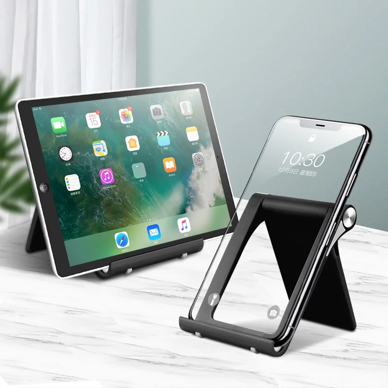 

FONKEN Desk Phone Holder Portable Adjustable Angle Mobile Phone Tablet Stand Desktop Smartphone Support ABS Bracket