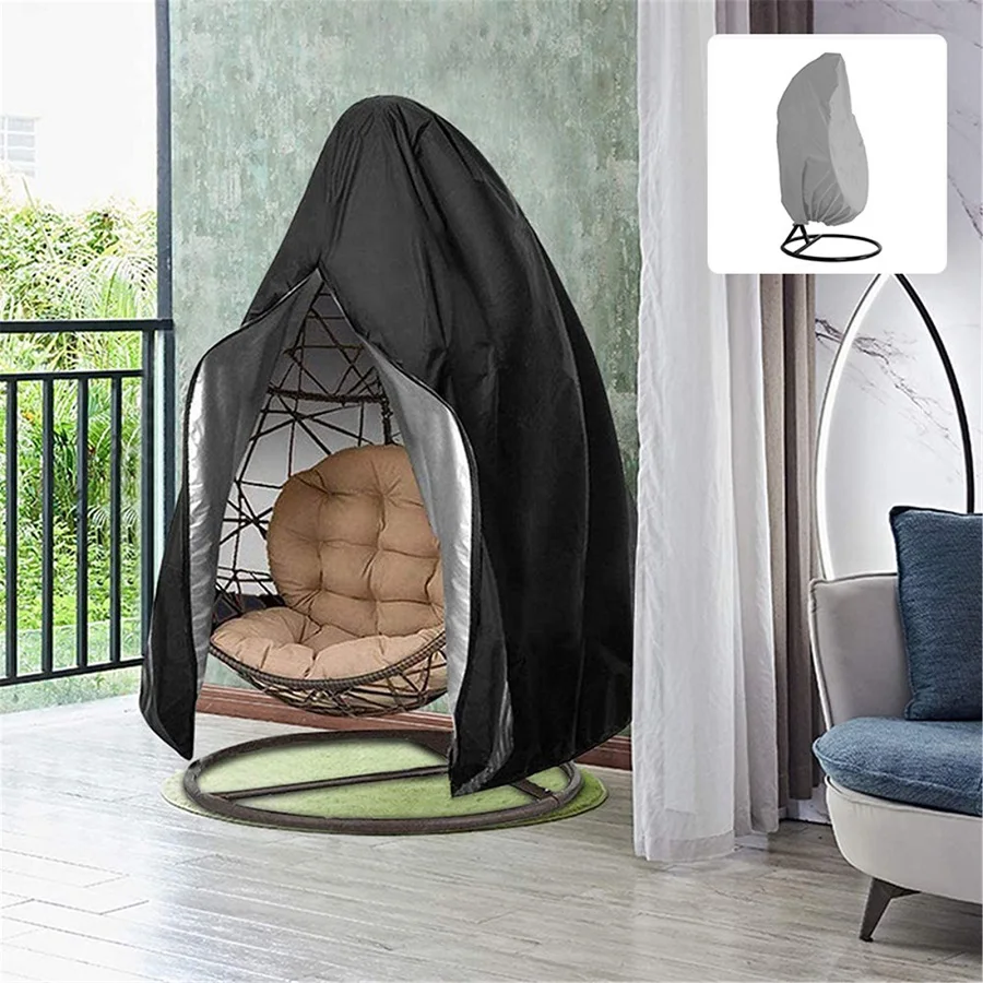 

Patio Hanging Chair Cover Durable Large Wicker Egg Swing Chair Covers Waterproof Heavy Duty Weather Resisatnt Outdoor ChairCover