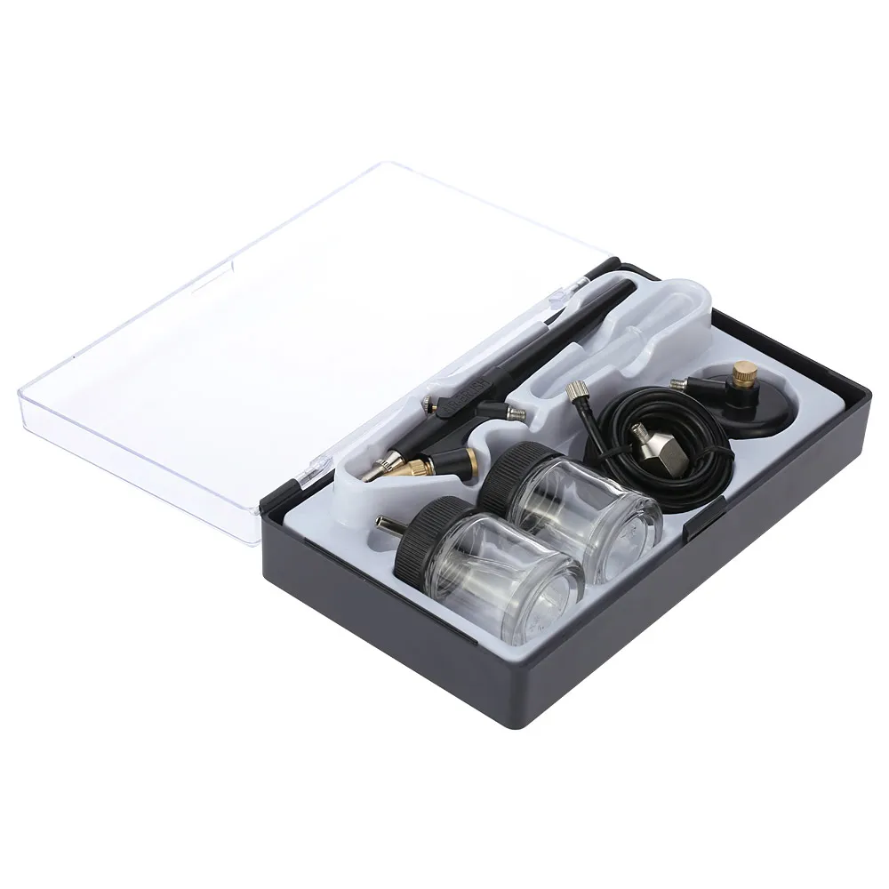 Аэрограф с высоким распылителем сифон подача Одиночная набор для макияжа