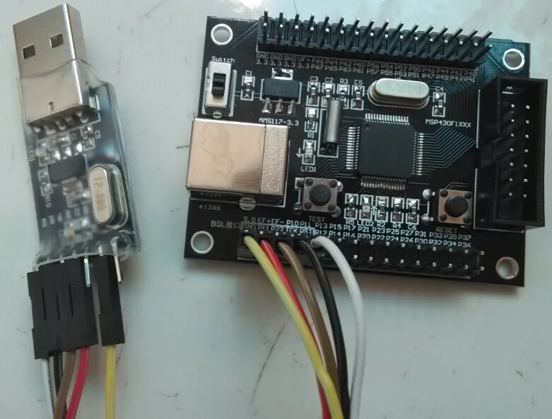 

MSP430F149 169 1611 1612 Minimal System Board Development Board with Emulator Interface