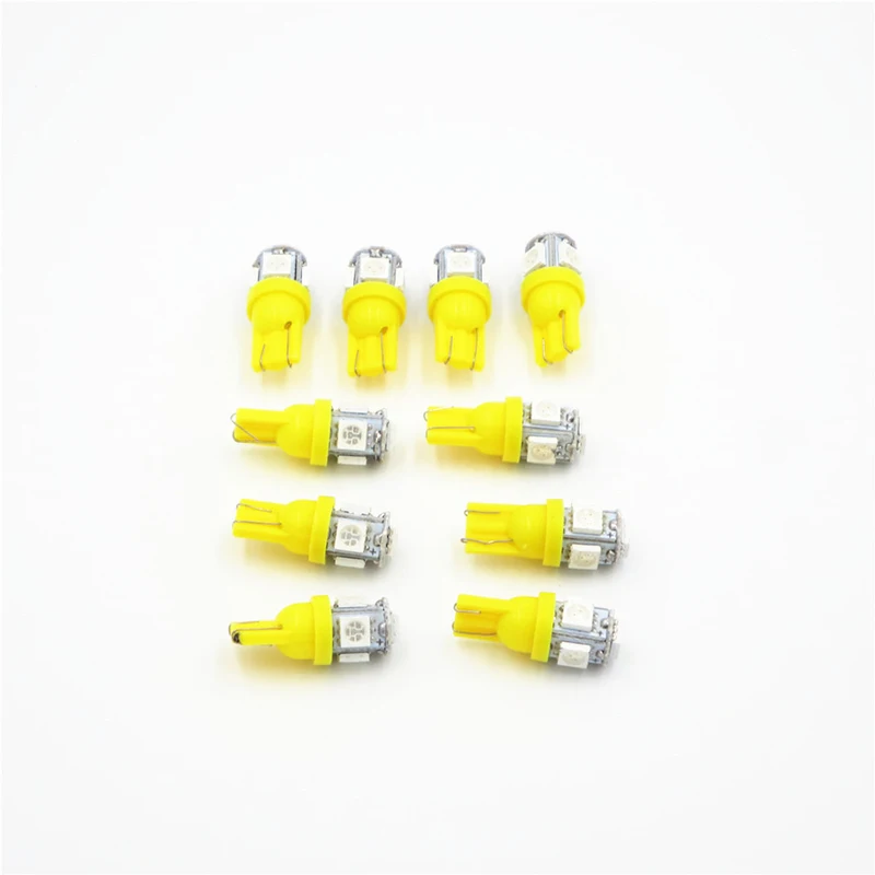 10X T10 5050 SMD 5 СВЕТОДИОДНАЯ автомобильная лампа с клиновидным хвостом розовая
