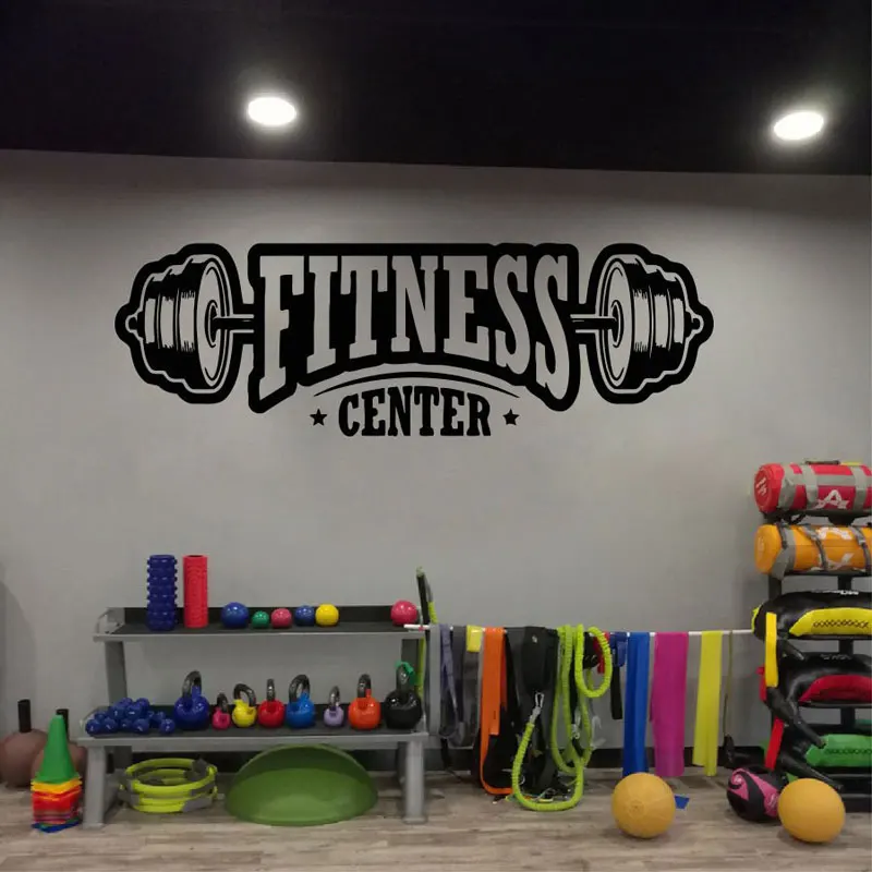Фитнесс-клуб спорт фитнес тренажерный зал здоровье мышцы гантели настенное