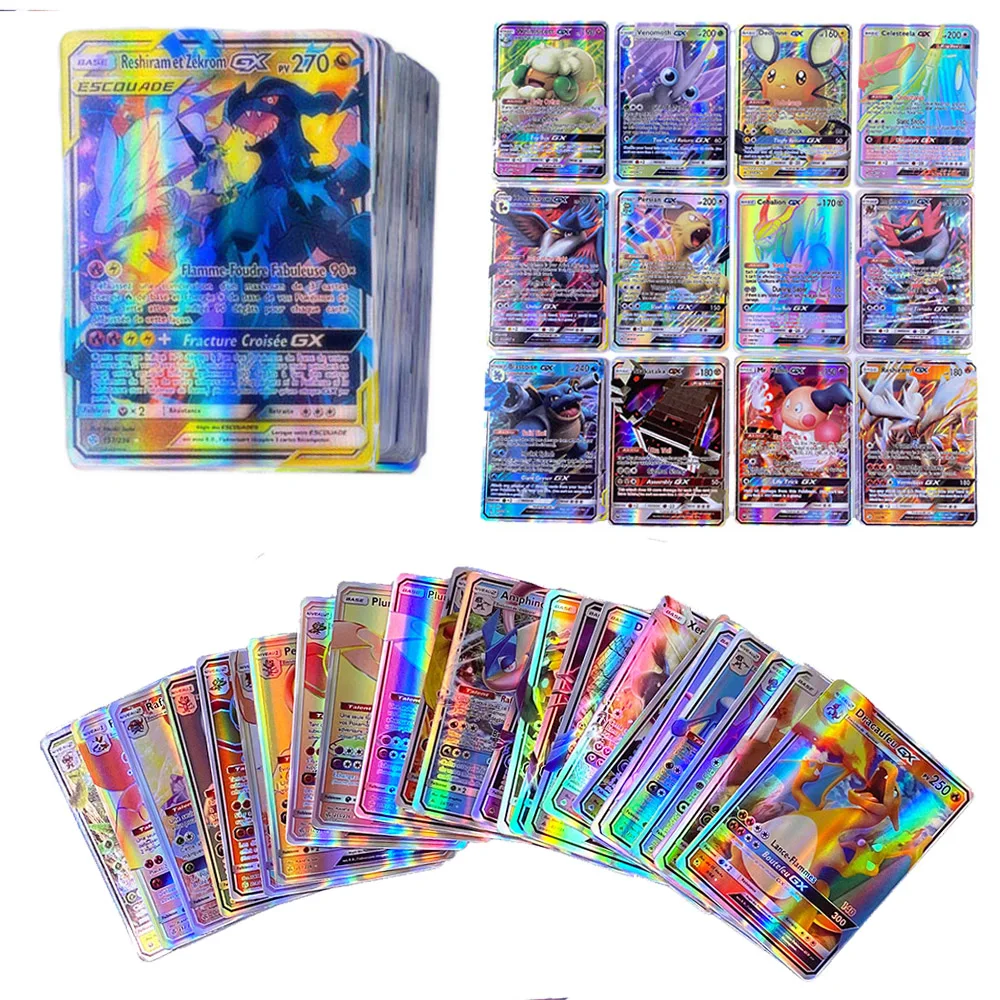 Набор карт Pokemon во французском стиле с биркой 200GX 100 | Игрушки и хобби