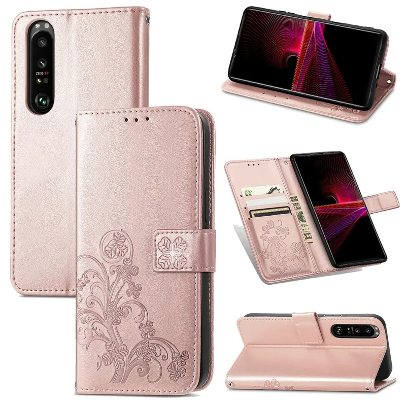 

Кожаный чехол для телефона Sony Xperia 1 III, чехол для Sony Xperia 1 III, чехлы из ТПУ, откидной Чехол-кошелек для Sony Xperia 1 III