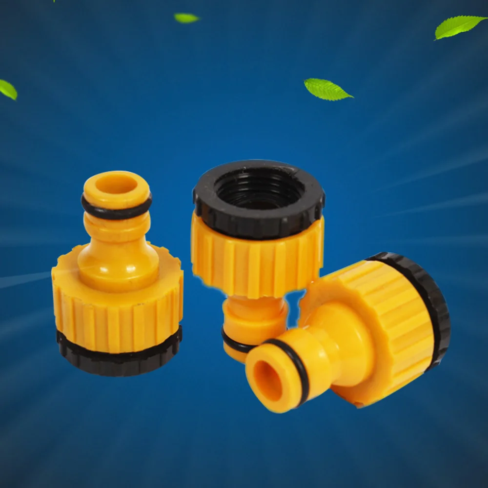 

6 Pcs 1/2 & 3/4 Inch Adapter Washing Machine Hose Fittings Quick Connector Adapter Garden tap Watering Hose Pipe Fitting