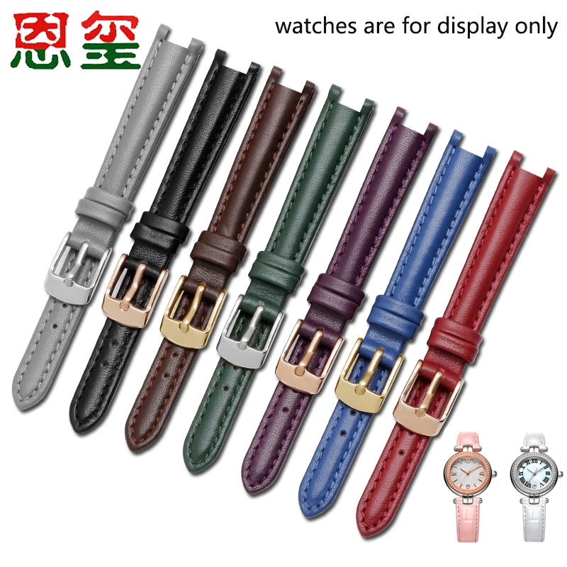 

Quality Color leather watchbands women's bracelet Concave interface strap suitable for L590GWWD watch accessories