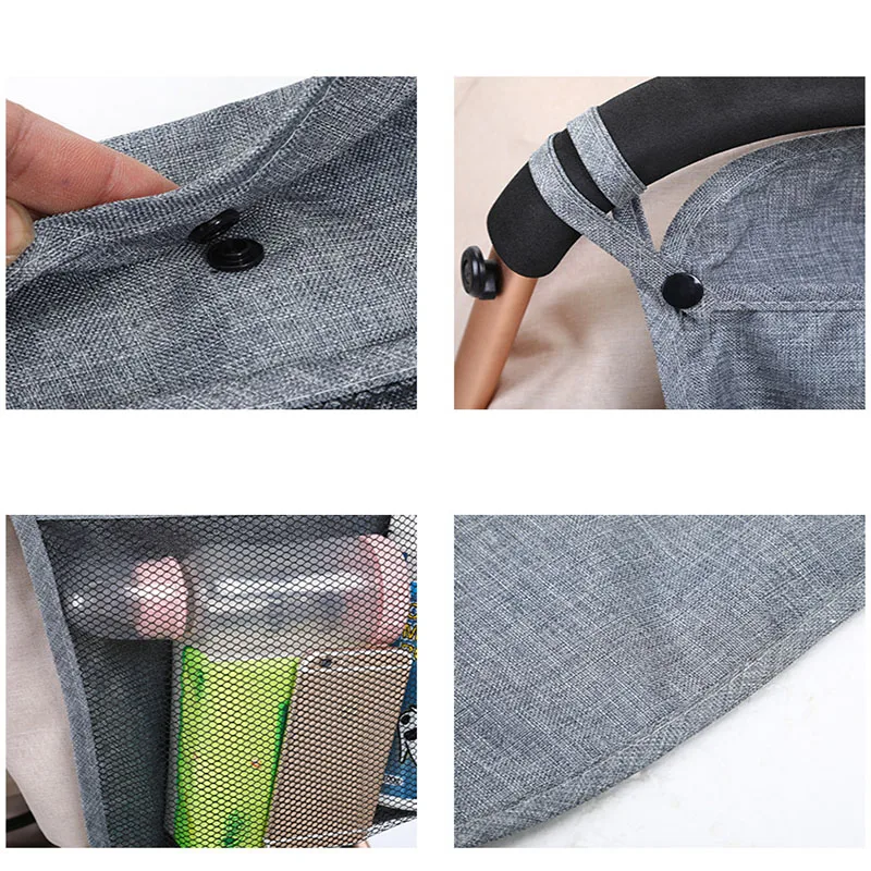 Серая сумка-Органайзер для детской коляски подгузников | Мать и ребенок