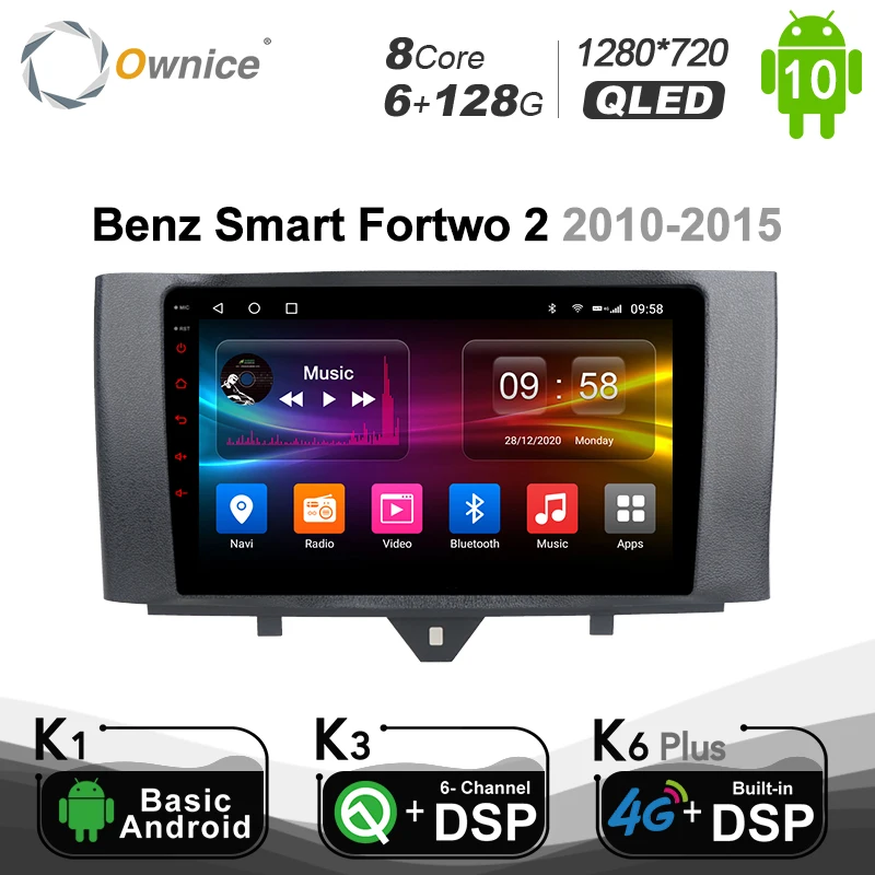 6G + 128G Ownice 8 Core Android 10 0 автомобильный DVD GPS навигации автомобиля радио плеер для Mercedes