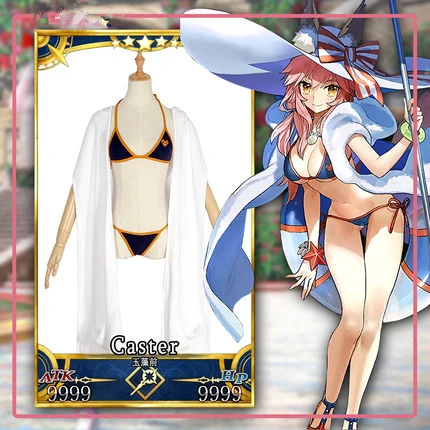 Игра FGO судьба Grand заказ косплей костюм для милых девочек Tamamo без Mae сексуальные