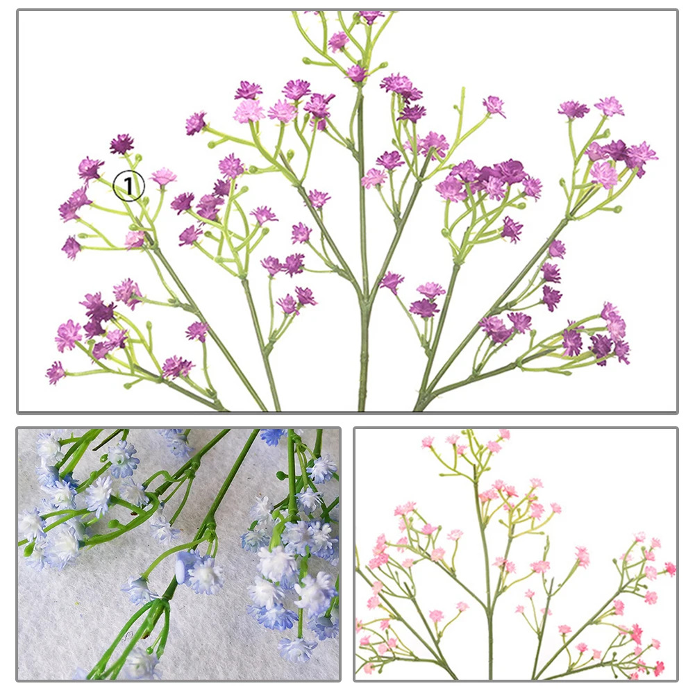 Искусственные искусственные цветы шелковые реалистичные декоративные