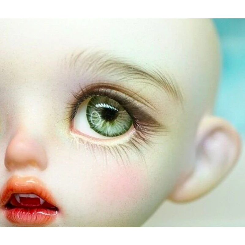 

Green-gray Doll Eyes Amigurumi safety eyes BJD Eyes for 1/6 1/4 1/3 BJD Doll or Uncle Doll, Resin Eyes Craft Eyes Toy Eyes