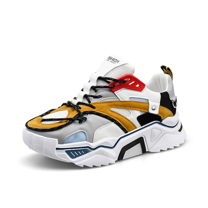 Fashion Men Casual Shoes Breathable Male sneakers adult Non-slip Comfortable Men's Casual Shoes zapatos hombre E11-84 - Цвет: E