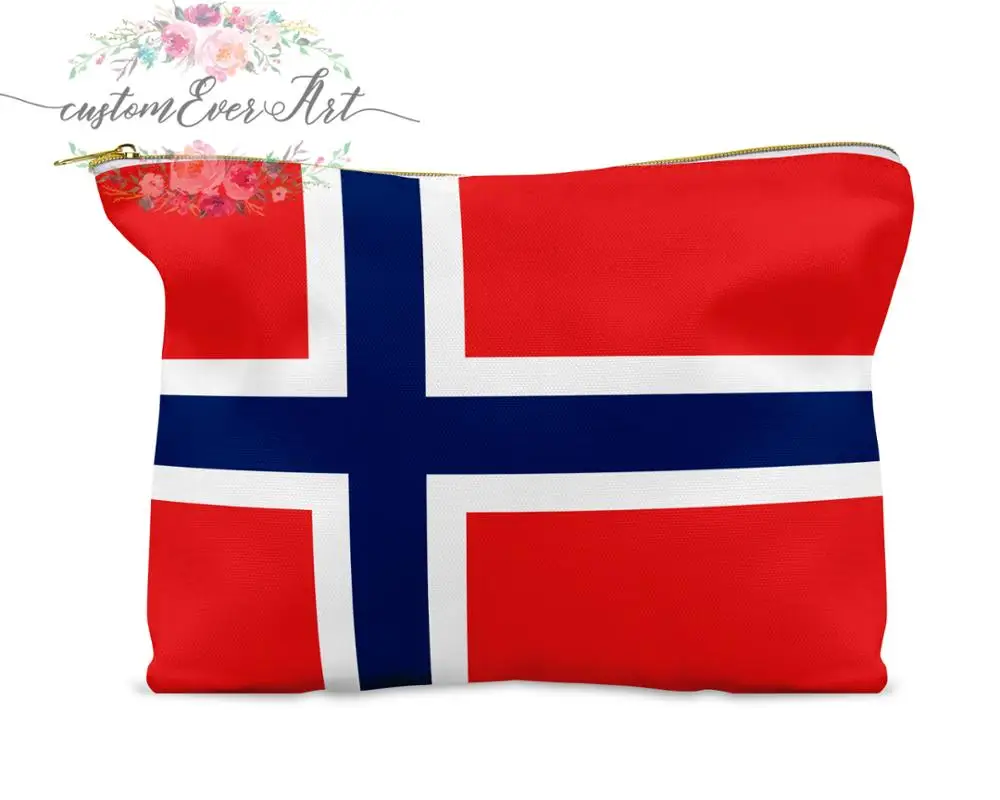 Норвежская косметичка персонализированная маленькая сумочка для туалетных