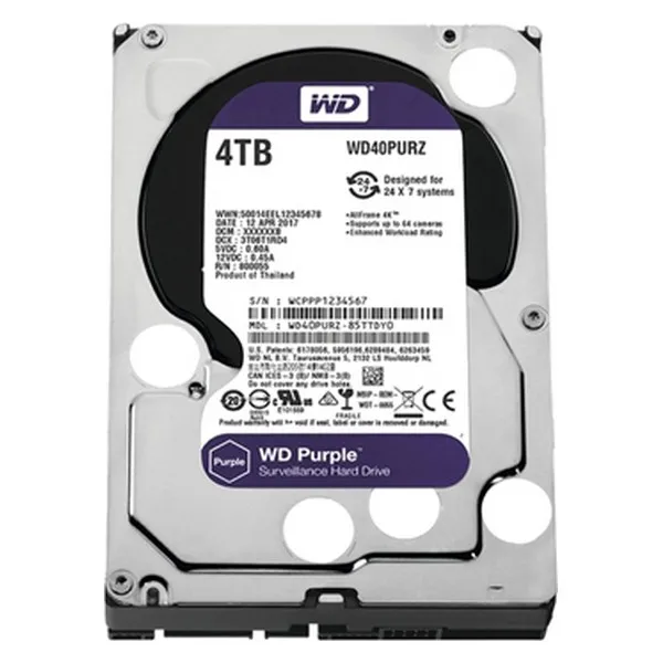 Жесткий диск Western Digital WD40PURZ 3 5 &quot4 ТБ 6 ГБ/сек. HDD| |
