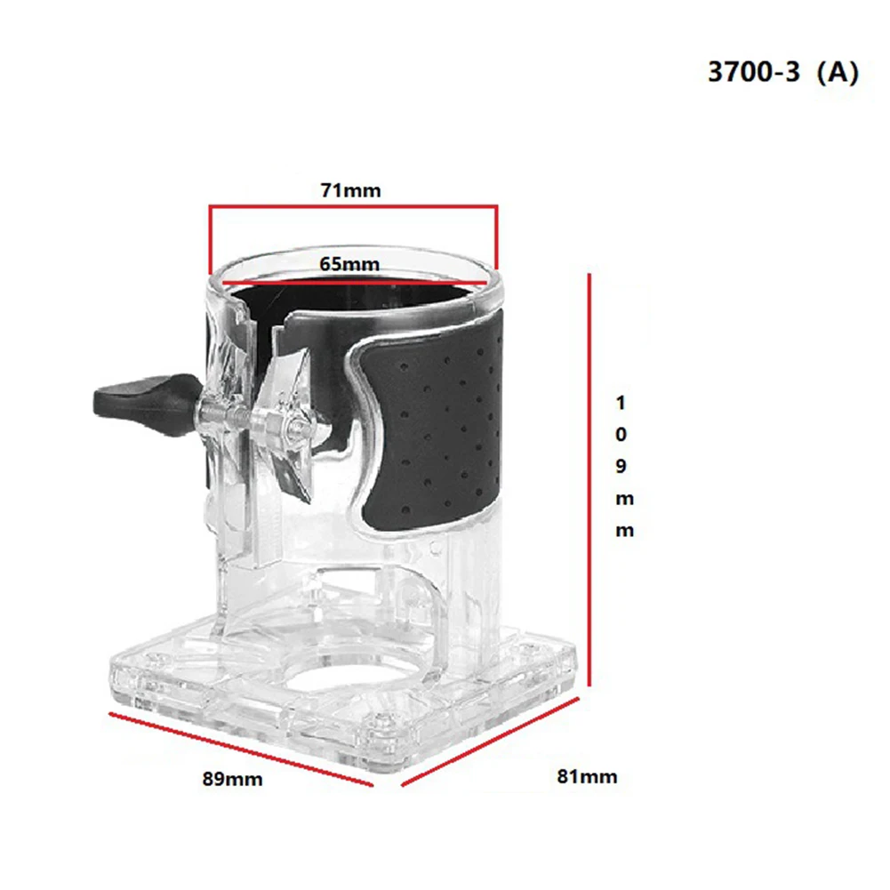 

Trimming Machine Base 3703 Woodworking Trimming Machine Accessories Durable Plastic Edge Cutter For WORX WU601