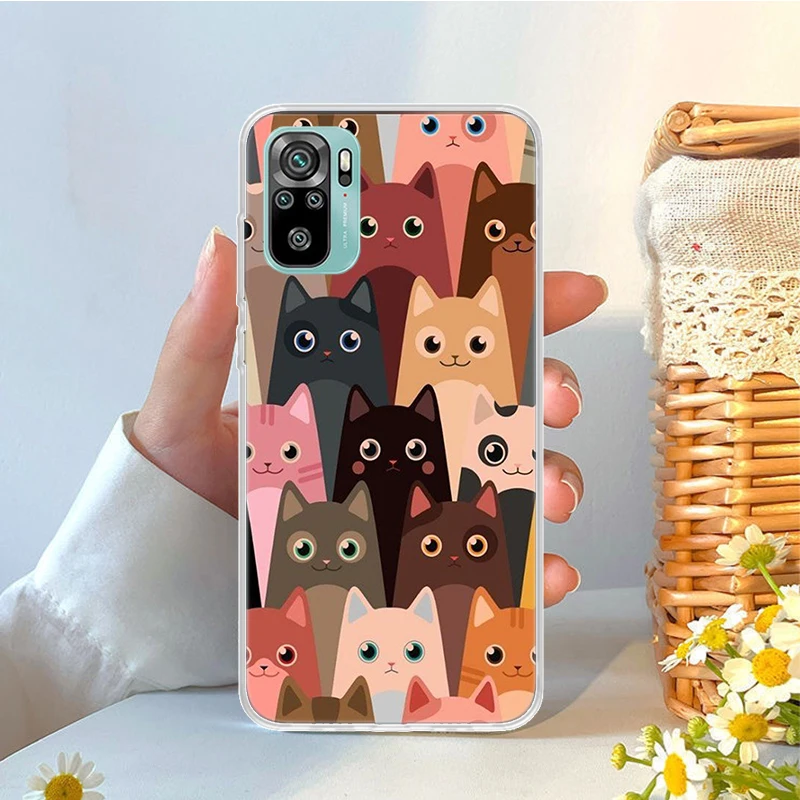 Мягкий чехол для Xiaomi Redmi Note 10 10S 9 9S 8 7 8T 11 Pro 9A 9T 9C 8A 7A 6A 6 | Мобильные телефоны и