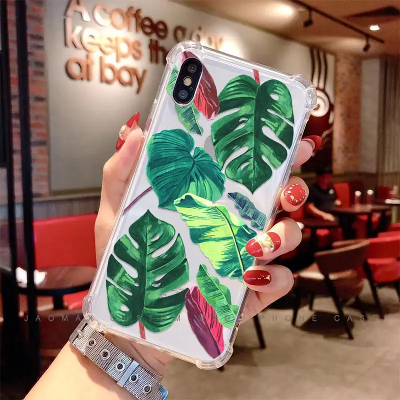 Jaomax летний Мягкий силиконовый чехол для iPhone 11 Xs Max 7 8 6S Plus Xr прозрачный