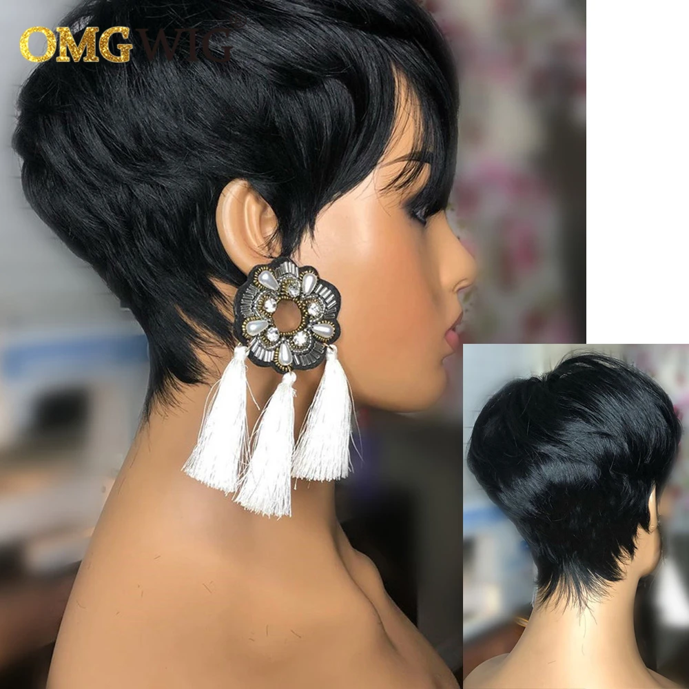 Парик омбре с вырезанными волосами цветные без шнуровки передние парики из