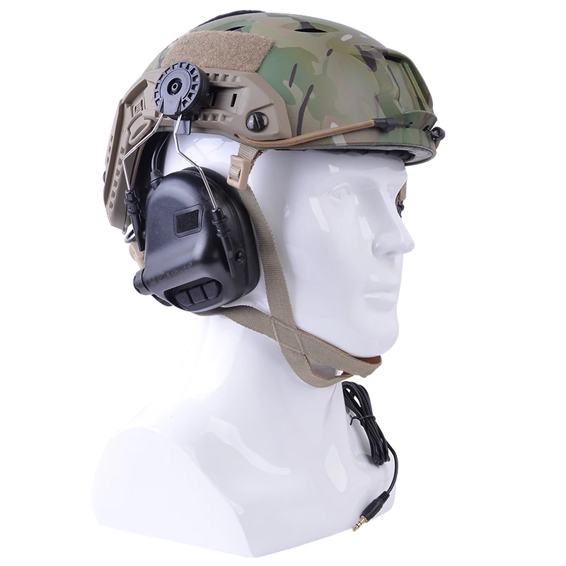 EARMOR тактические наушники с шумоподавлением для защиты слуха для быстрых шлемов M31H шлемы адаптер военные охотничьи наушники