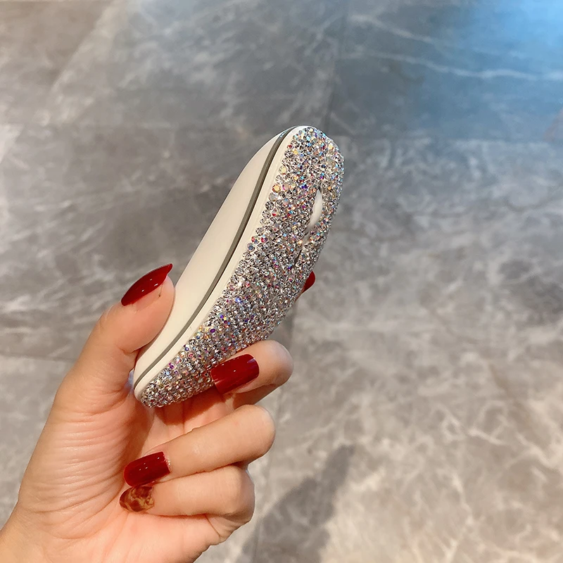 sparkling computer mouse wireless diamond laptop computer accessories pink mouse wireless gaming mouse kawaii gifts for women free global shipping