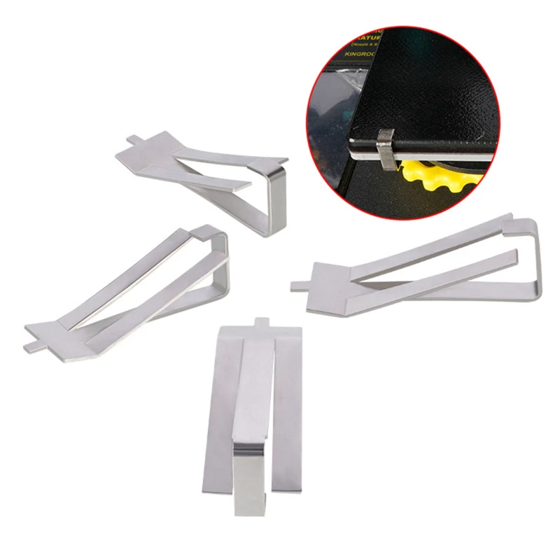 

4/8pcs Glass Heated Bed Clip Clamp Heatbed Clip Stainless Steel 3D Printer Parts For Build Platform Retainer