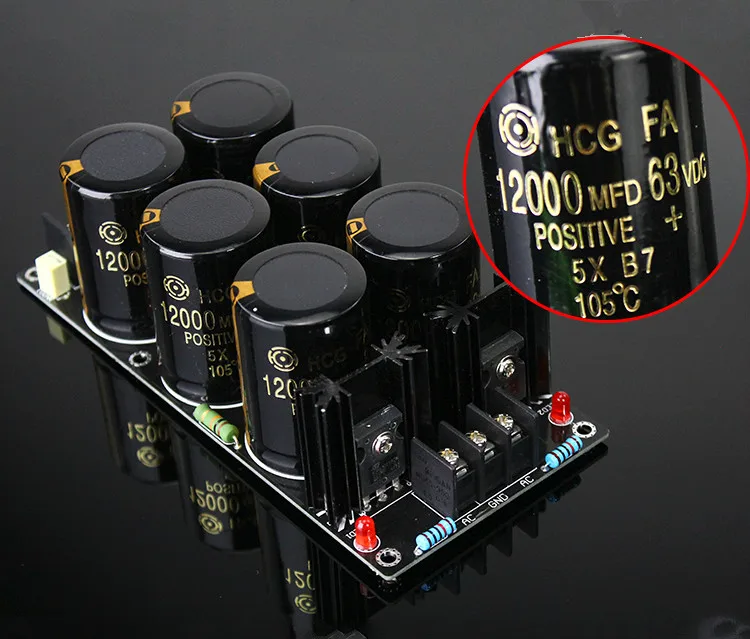 12000UF 63V High Power Schottky Amplifier Rectifier Filter Supply Board | Электроника