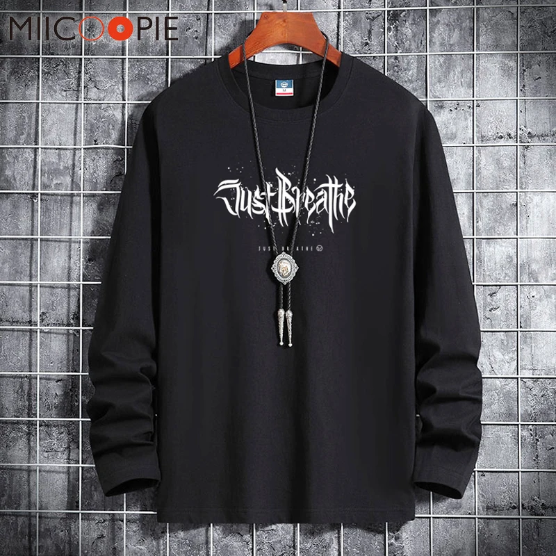 

Толстовки с надписью для мужчин и женщин, хлопковый свитшот с длинным рукавом, в стиле Харадзюку, уличная одежда свободного кроя, Модный пул...