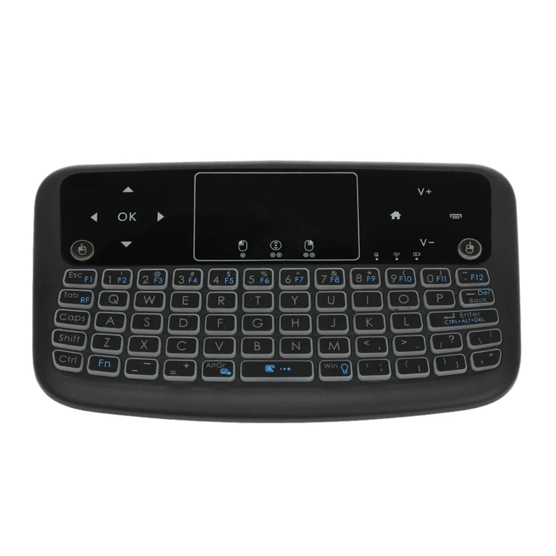 A36 мини беспроводная клавиатура 2 4G с Цветной подсветкой Air mouse Presspad для Android Tv Box Smart