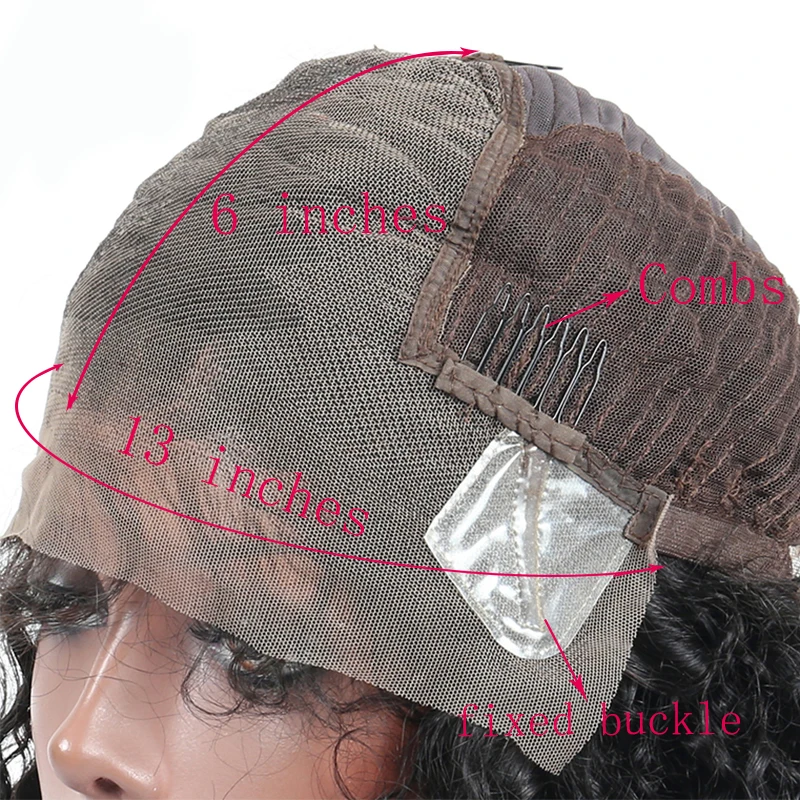 Вьющиеся Боб Синтетические волосы на кружеве парики из натуральных волос для Для