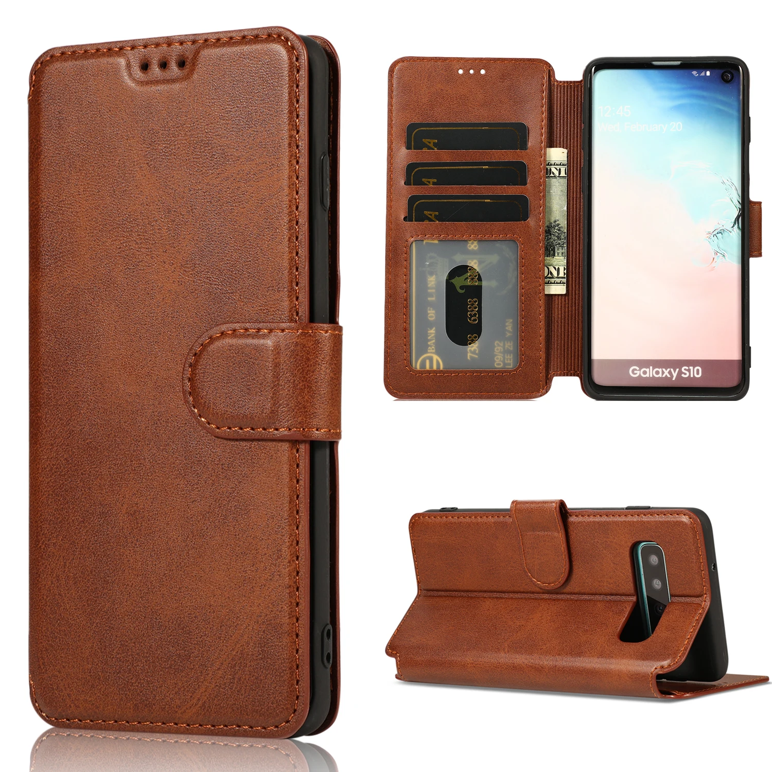 Чехол с откидной крышкой для samsung Galaxy A70 A50 A40 A30 A20 A10 M30 M20 M10 S10 S9 S8 плюс S10E Note 9 8