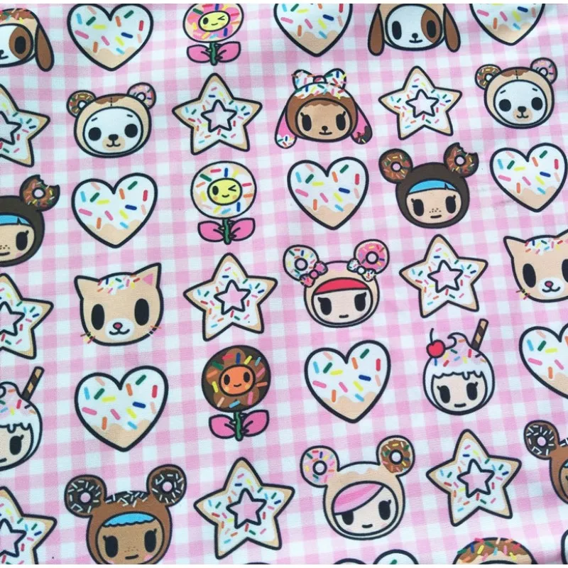 Наволочка для подушки из хлопка с изображением кота Токи-доки 50 х148 см - купить по