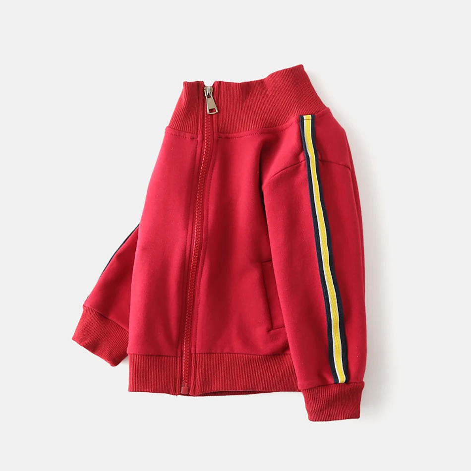 Зимняя модная спортивная однотонная теплая флисовая толстовка для мальчиков и