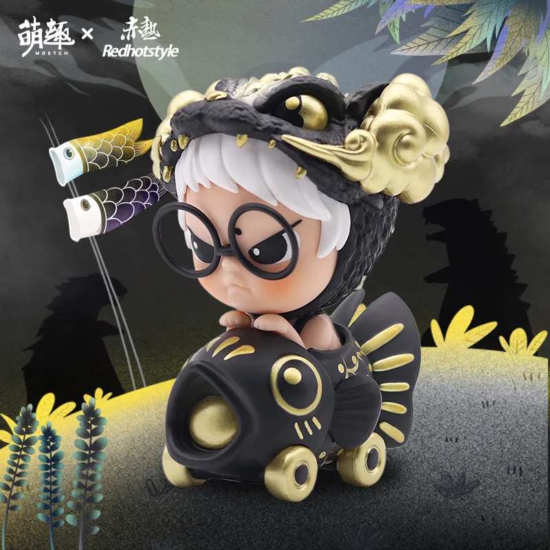 kawaii send badge small puffs puff jungle secret realm series figurines trend blind box hand made trendy play model figure toys free global shipping