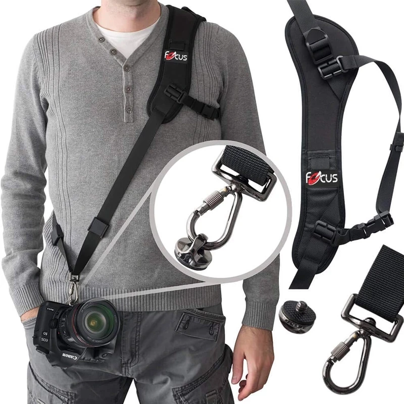 

New Portable Shoulder Sling Belt Neck Strap For Camera Adjustable Camera Shoulder Sling Neck Strap For Camera Nikon Canon Strap