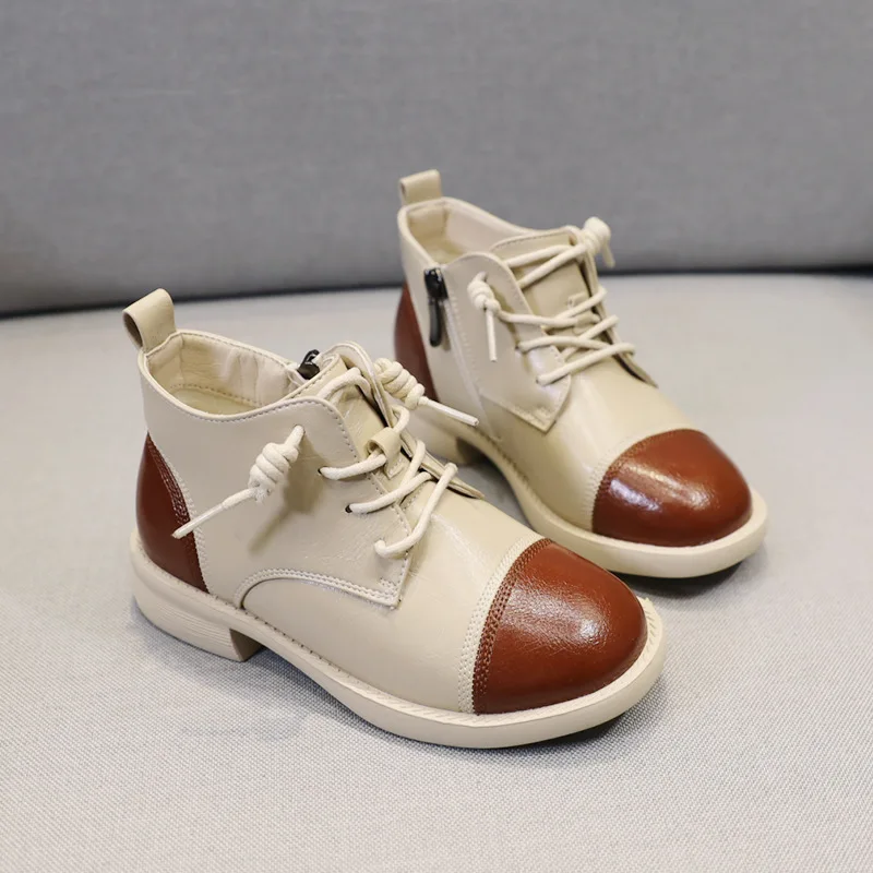 Новинка 2019 года сезон осень-зима детские ботинки Разноцветные Ботинки martin для