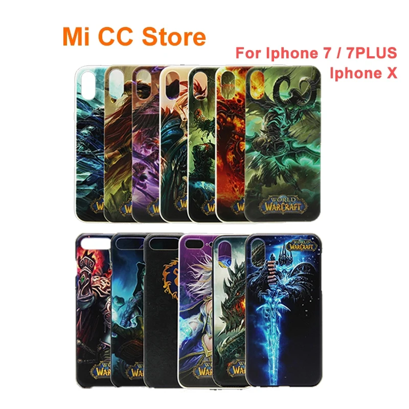 Для iPhone 7 PLUS чехол для телефона Звездные войны мир Warcrafc задняя крышка ПК Жесткий