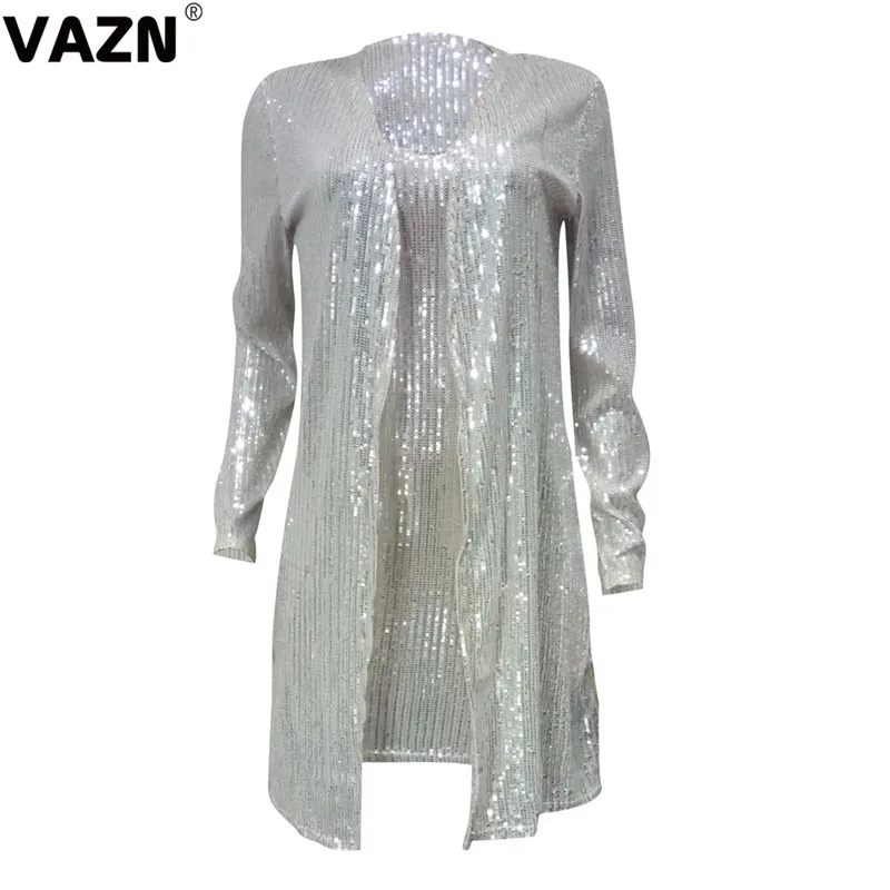 VAZN LSL6315, одноцветная, сексуальная, модная, 2 предмета, однотонная верхняя одежда с длинными рукавами+ платье,, короткие штаны, эластичный тренировочный костюм, женский комплект S
