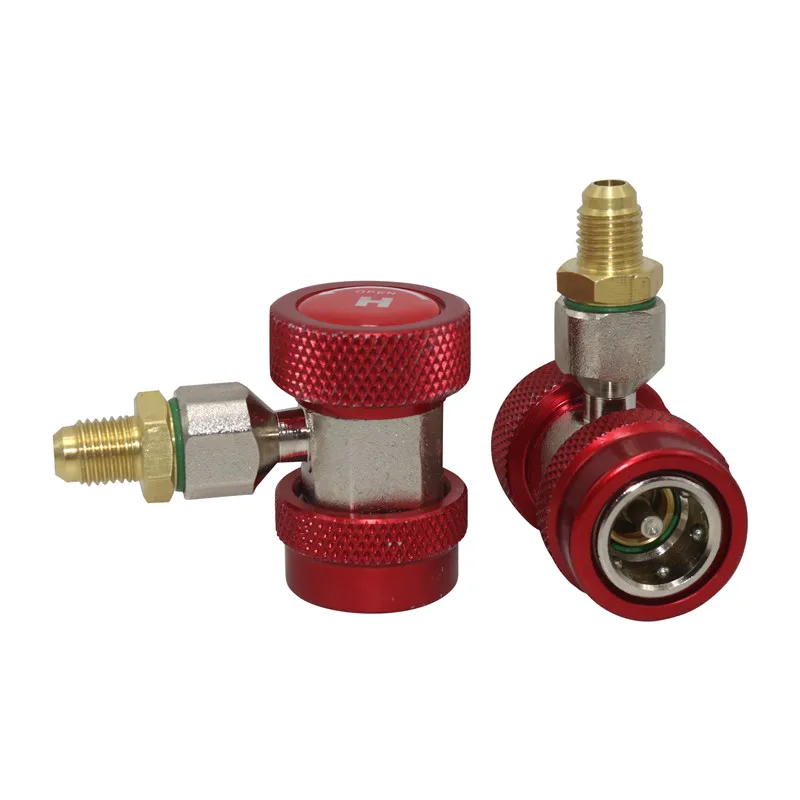 2 шт./компл. R134A A/C Регулируемый быстродействующий соединитель для кондиционера