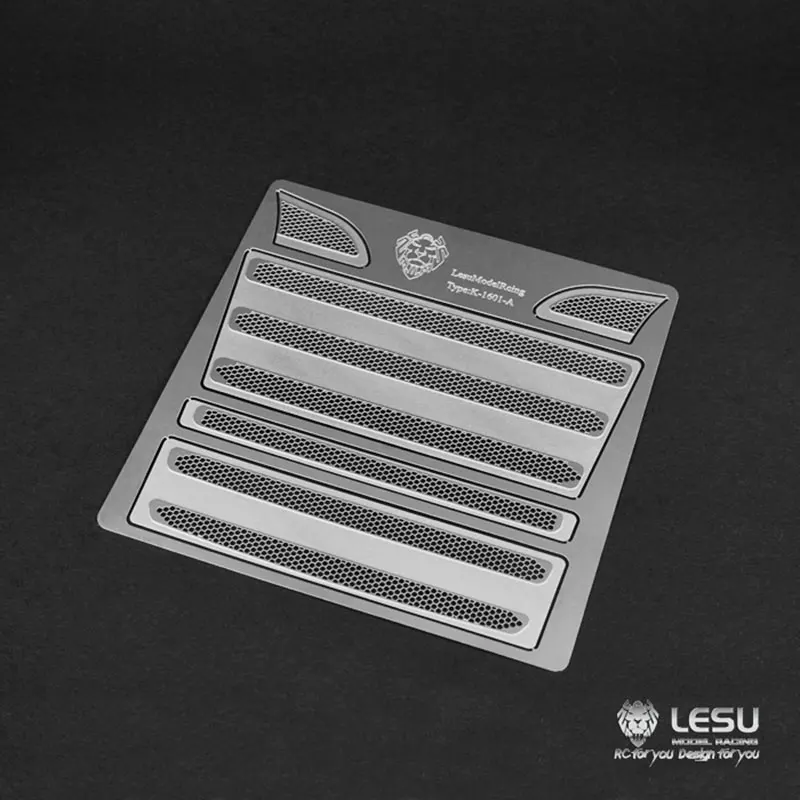 

LESU DIY Model Front Grille Fence B Metal for Tamiya 1/14 RC Tractor Scania Toy Truck TH04762