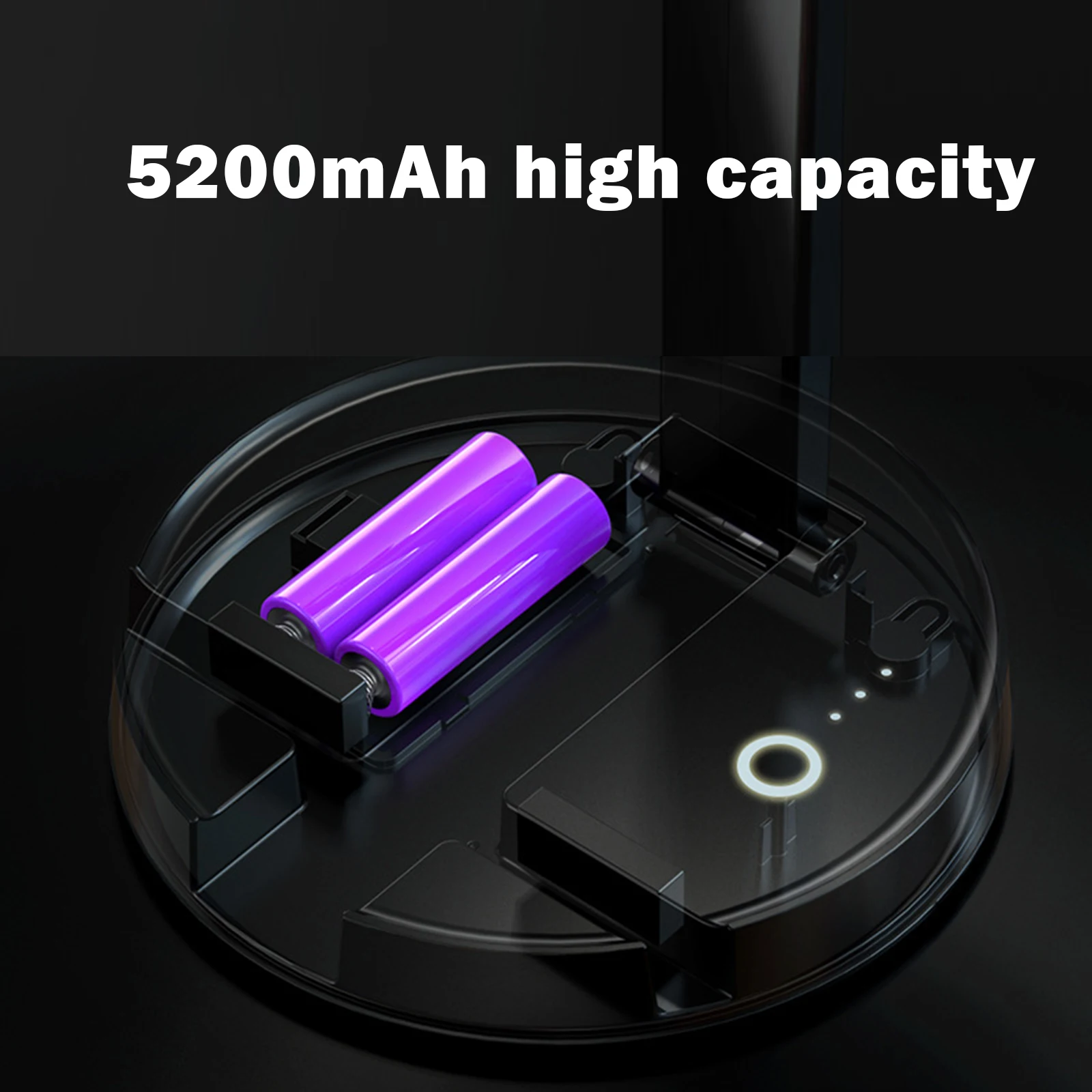 Настольная Складная лампа 2 в 1 ночсветильник с вентилятором и держателем для
