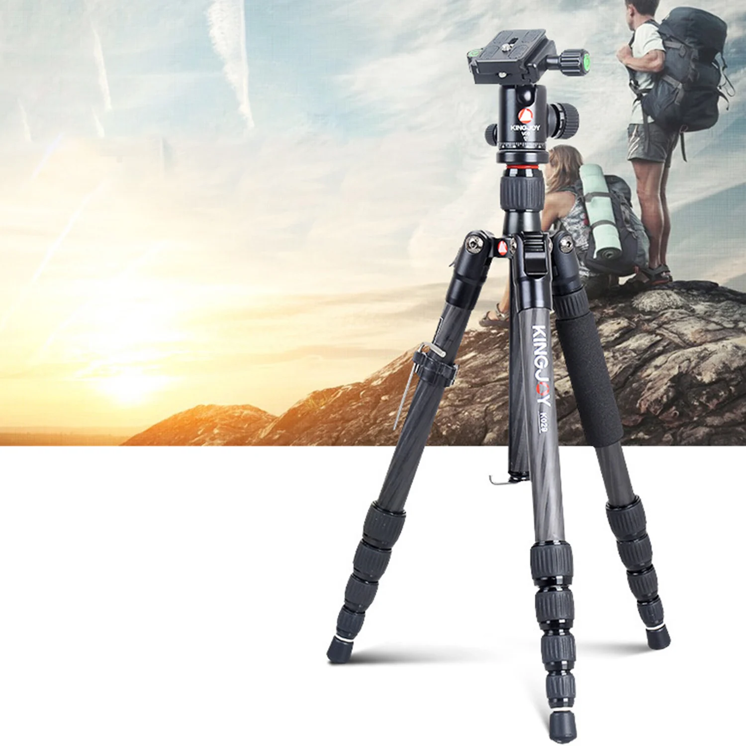 Штатив из углеродного волокна с панорамной шаровой головкой для камеры Nikon Canon Sony